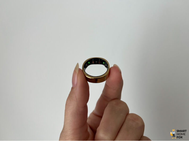 RingConn Gen 2 Sensoren im Close Up